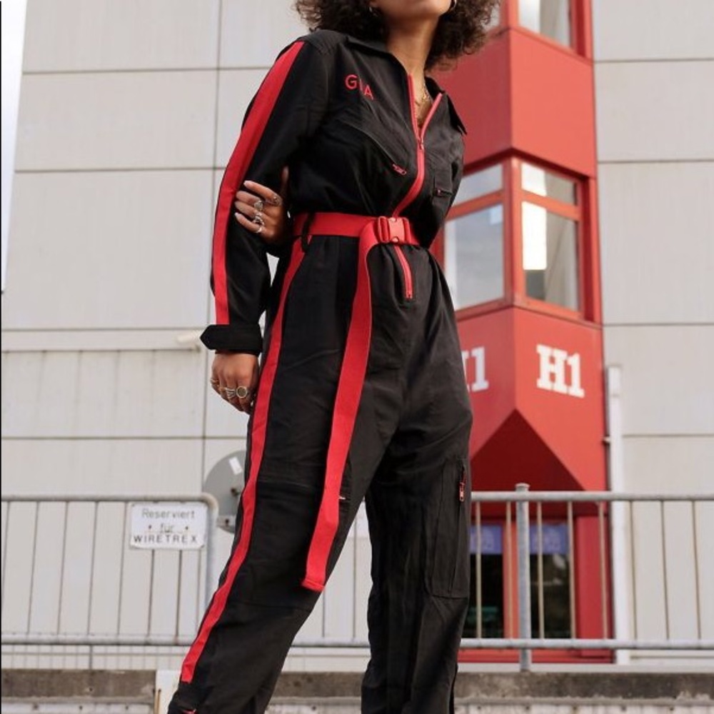 I.AM.GIA burn belted boiler suit
